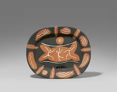 Dancing by Pablo Picasso, 1957, Weißes Steingut; ceramic, Madoura edition, sold Jun 2020