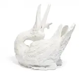 Grosser Pelikan mit Karpfen by Meissen, Porzellan, weiß, sold Nov 2020
