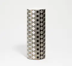 Objekt-Vase by Victor Vasarely, Ca. 1978, Porzellan, farbig gefasst, sold Dec 2020