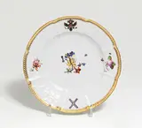 Meissen, Teller aus dem "St. Andreas-Service" für Zarin Elisabeth von Russland