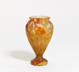 Cristallerie Daum, Vase mit Disteldekor