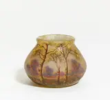 Cristallerie Daum, Vase mit Birkenwald
