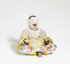 Meissen, Große Wackelpagode, 1924-1934, Porzellan, farbig und gold staffiert
