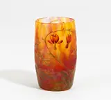Cristallerie Daum, Kleine Vase mit "Tränenden Herzen"