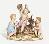 Allegorie "Der Herbst" by Meissen, Vor 1924, Porzellan, farbig und gold staffiert, sold May 2022