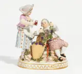 Allegorie "Der Herbst" by Meissen, Vor 1924, Porzellan, farbig und gold staffiert, sold May 2022