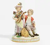 Allegorie "Der Sommer" by Meissen, Vor 1924, Porzellan, farbig und gold staffiert, sold May 2022