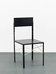 Martin Boyce, Chair (noir), 2000, Holz und Metall