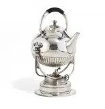Georg Jensen, Wasserkessel auf Rechaud "Cosmos"