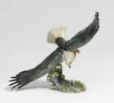 Hutschenreuther, GROßER ADLER, Porzellan, farbiges Dekor