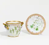 Royal Copenhagen, Teller und Flaschenkühler "Flora Danica"