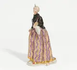 Donna Martina by Nymphenburg, 1900-1920, Porzellan, farbig und gold staffiert, sold May 2022