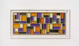 Theo van Doesburg, Glass-in-lood-compositie VIII, 1918/19, Farbiges Glas in Bleifassung