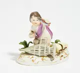 Allegorie "Das Wasser" by Meissen, Vor 1924, Porzellan, farbig und gold staffiert, sold Jan 2023
