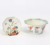 Kumme und Unterschale mit Kakiemondekor by Meissen, Porzellan, farbig staffiert, sold Jan 2023