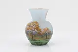 Cristallerie Daum, Kleine Vase mit Landschaftsansicht