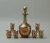 Gold Aurene Cordial Set by Alexander Joseph von Steuben, sold Nov 2002