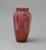 Acid Cut Back Cluthra Vase by Alexander Joseph von Steuben, sold Nov 2002