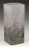 Daum, Rain Scene Vase