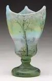 Daum, Cameo & Enameled Vase, Enameled signature on the foot “Daum Nancy France”
