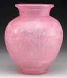 Acid Cut Back Vase by Alexander Joseph von Steuben, sold Nov 2008