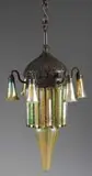 Lily & Prism Chandelier by Tiffany Studios, sold Nov 2008