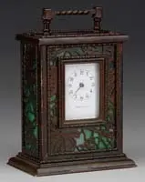 Grapevine Carriage Clock by Tiffany Studios, sold Nov 2008