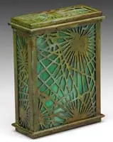 Pine Needle Card Case by Tiffany Studios, sold Nov 2008