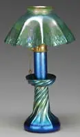 Candlestick Lamp by Tiffany Studios, Favrile”, sold Nov 2008