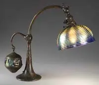 Counterbalance Desk Lamp by Tiffany Studios, Favrile”, sold Nov 2008