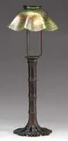 Bamboo Candlestick by Tiffany Studios, sold Nov 2008