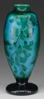 Cameo Vase by Daum, sold Nov 2008
