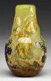 Daum, French Cameo Berry Vase