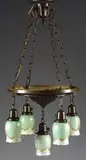 5-Light Chandelier by Alexander Joseph von Steuben, sold Nov 2008