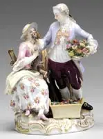 Meissen, Porcelain Figural Group