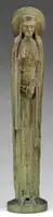 Rookwood Pottery, Faience Architectural Gothic Standing Figure, Model 2030