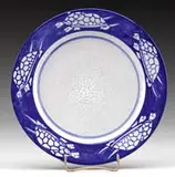 Dedham, Pottery ‘Turtles’ Pattern Plate