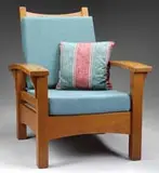 Gustav Stickley, Reclining Armchair, Model 336