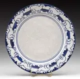Dedham, Pottery ‘Polar Bear’ Pattern Plate