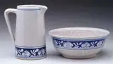 Dedham, Pottery Pitcher and Bowl