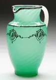 Silver Overlay Pitcher by Alexander Joseph von Steuben, sold Aug 2006