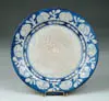 Dedham, Pottery Plate with Rabbit Decoration