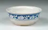 Dedham, Pottery Footed Bowl with Rabbit Decoration