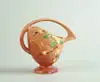 Snowberry” Handled Basket by Roseville, sold Jan 2004