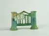 Cosmos” Double Fence Shaped Bud Vase by Roseville, sold Jan 2004
