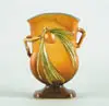 Roseville, Pine Cone” Two Handled Vase