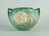 Peony” Two Handled Vase by Roseville, sold Jan 2004