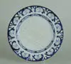 Dedham, Pottery Cake Plate with Rabbit Border