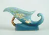 Apple Blossom” Cornucopia Vase by Roseville, sold Jan 2004