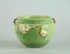 Apple Blossom” Two Handled Bowl Shaped Vase by Roseville, sold Jan 2004